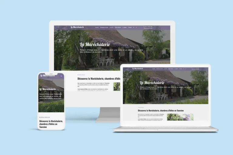 Refonte de site internet pour gîte dans le Nord
